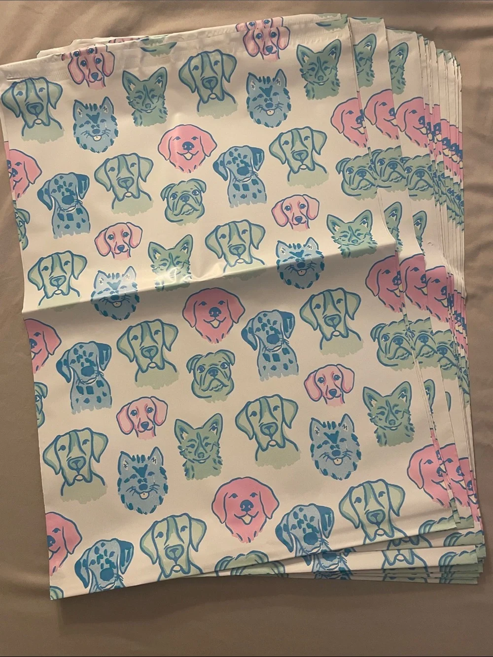 14.5x19, Pretty Pups Poly Mailers – 25 Pack ✨🐶